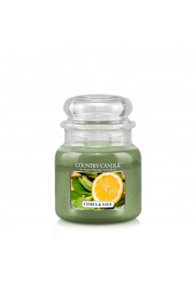 Country candle ароматическая свеча Цитрус и шалфей / Citrus & Sage 453гр. 65-90 часов