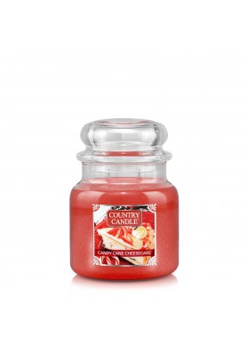Country candle ароматическая свеча Сладкий Чизкейк / Candy Cane Cheesecake 453гр. 65-90 часов