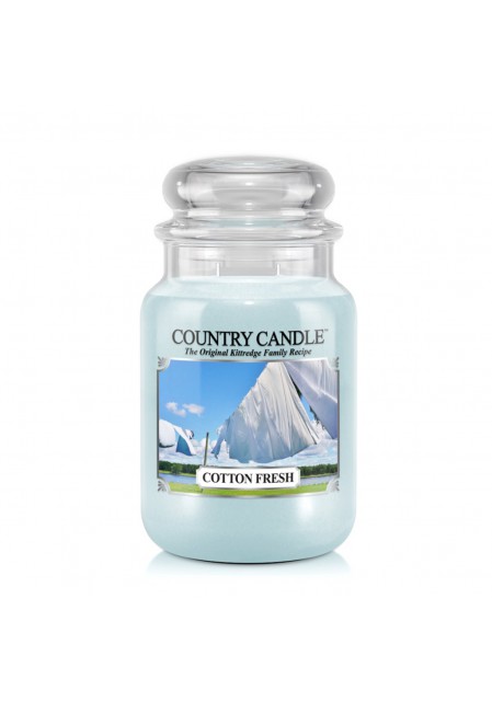 Country candle ароматическая свеча Свежий хлопок / Cotton Fresh 652гр.110-150 часов