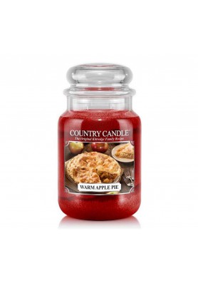 Country candle ароматическая свеча Теплый яблочный пирог / Warm Apple Pie 652гр.110-150 часов