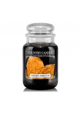 Country candle ароматическая свеча Золотой табак / Golden Tobacco 652гр.110-150 часов