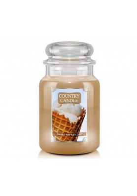 Country candle ароматическая свеча Вафельный рожок / Salted Waffle Cone 652гр.110-150 часов