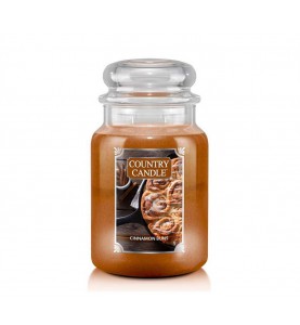 Country candle ароматическая свеча Булочка с корицей / Cinnamon Buns 652гр.110-150 часов