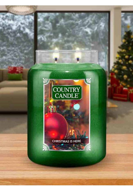 Country candle ароматическая свеча Дом на рождество / Home for Christmas 652гр.110-150 часов