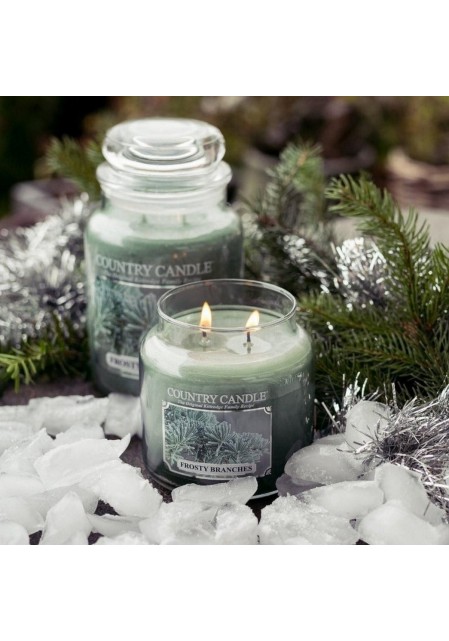 Country candle ароматическая свеча Заснеженные ветви / Frosty Branches 652гр.110-150 часов
