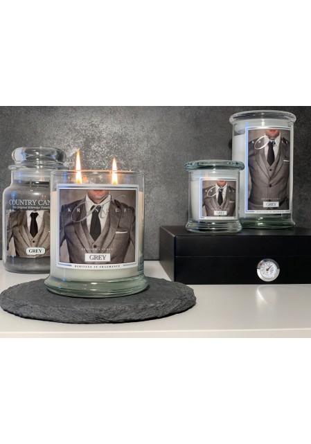 Country candle ароматическая свеча Элегантный мужчина / Grey 453гр. 65-90 часов
