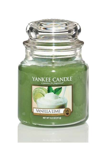 Ароматическая свеча Yankee Candle Vanilla Lime  / Ваниль и лайм 411 гр.