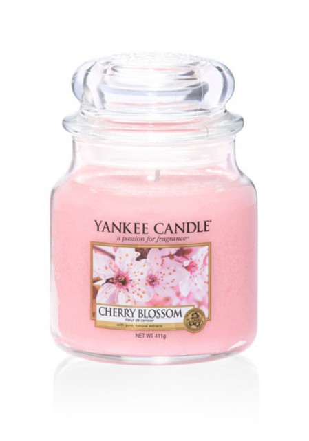 Ароматическая свеча Yankee Candle Cherry Blossom / Цветущая вишня 411 гр.