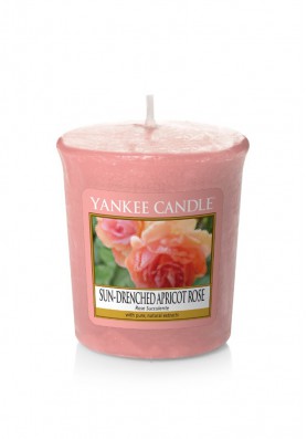 АРОМАТИЧЕСКАЯ СВЕЧА YANKEE CANDLE Sun-drenched apricot rose / Солнечная абрикосовая роза