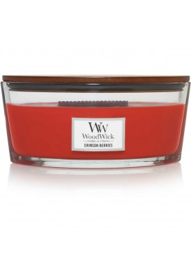 Красные ягоды свеча эллипс 453.6гр. / WoodWick Ellipse Crimson Berries