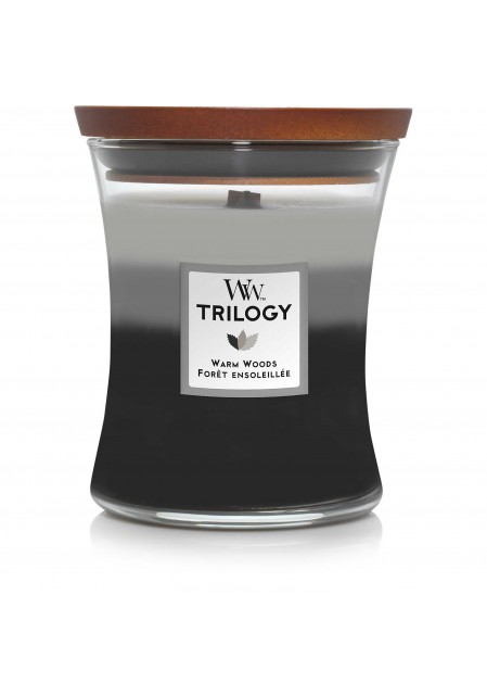 Летний лес свеча средняя трилогия 275гр. / WoodWick Trilogy Medium Warm Woods