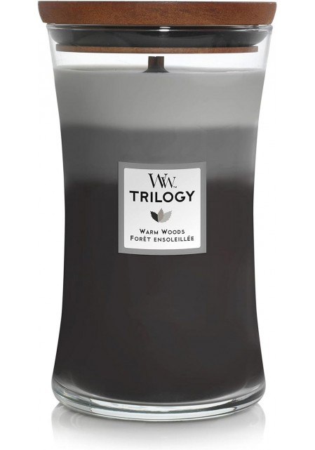 Летний лес свеча большая трилогия 610гр. / WoodWick Trilogy Large Warm Woods