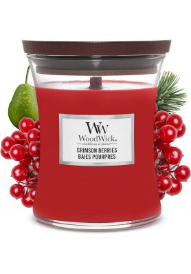 Красные ягоды свеча средняя 275гр. / WoodWick Classic Medium Crimson Berries