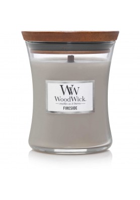 У камина свеча средняя 275гр. / WoodWick Classic Medium Fireside