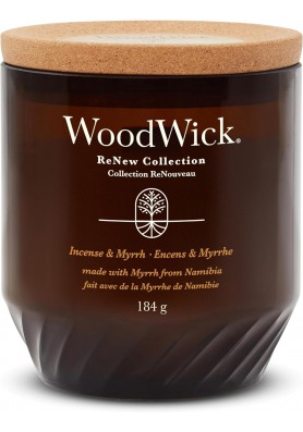 Ладан и мирра свеча средняя 184гр. / WoodWick Renew Medium Renew Incense & Myrph