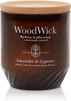 Лаванда и кипарис свеча средняя 184гр. / WoodWick Renew Medium Lavender & Cypress