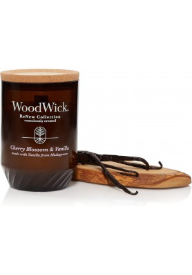 Цветущая вишня и ваниль свеча средняя 184гр. / WoodWick Renew Medium Cherry Blossom & Vanilla