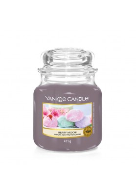 АРОМАТИЧЕСКАЯ СВЕЧА YANKEE CANDLE Berry Mochi / Ягодный Моти 411 гр.