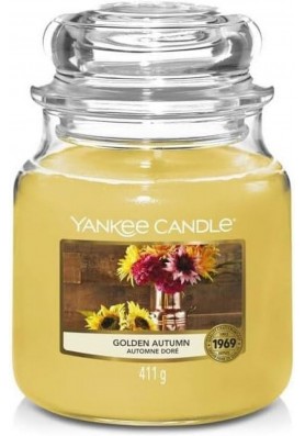 АРОМАТИЧЕСКАЯ СВЕЧА YANKEE CANDLE Golden Autumn / Золотая осень 411 гр.