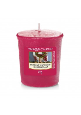 АРОМАТИЧЕСКАЯ СВЕЧА YANKEE CANDLE Sparkling winterberry / Сверкающая зимняя ягода 49 гр.