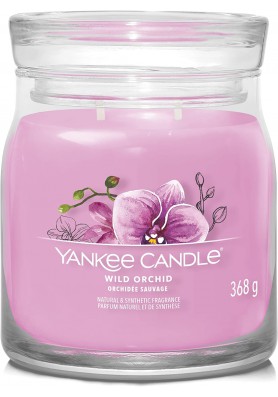 Дикая орхидея средняя свеча 368 грамм / Yankee Candle Signature Wild Orchid