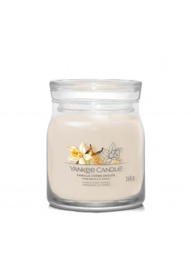 Ванильный крем брюле средняя свеча 368 грамм / Yankee Candle Signature Vanilla creme brulée