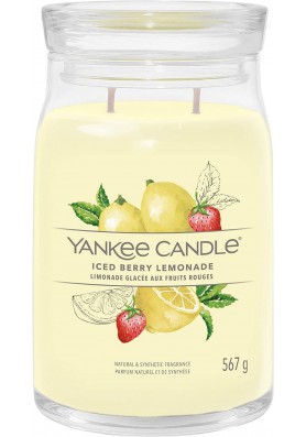 Ягодный лимонад большая свеча 567 грамм / Yankee Candle Signature Iced Berry Lemonade