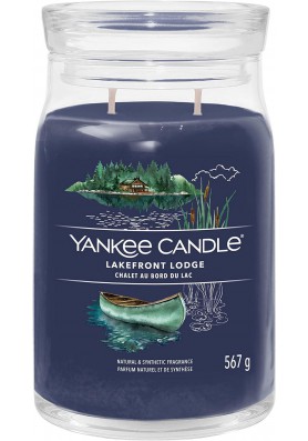 Дом у озера большая свеча 567 грамм / Yankee Candle Signature Lakefront Lodge