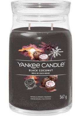 Чёрный кокос большая свеча 567 грамм / Yankee Candle Signature Black Coconut