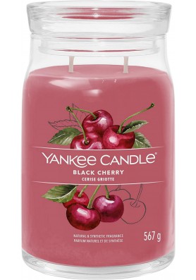 Спелая вишня большая свеча 567 грамм / Yankee Candle Signature Black Cherry