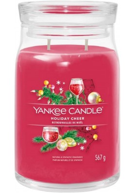 Праздничное настроение большая свеча 567 грамм / Yankee Candle Signature Holiday Cheer